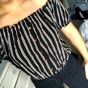 Off the shoulder top!